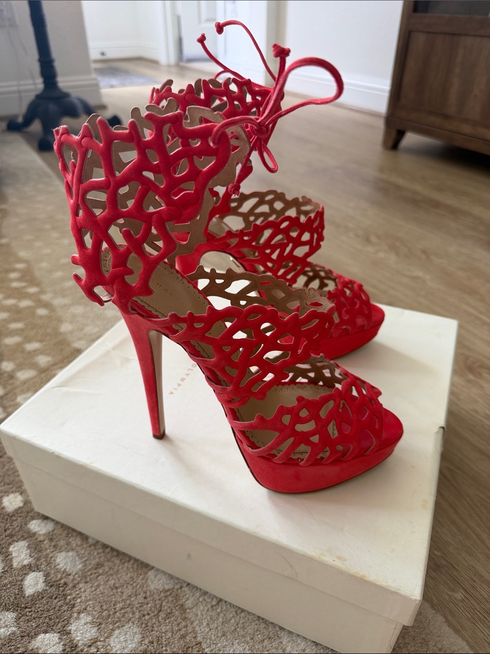 Charlotte Olympia Goodness Gracious Reef Heels sz 40 - Picture 2 of 12
